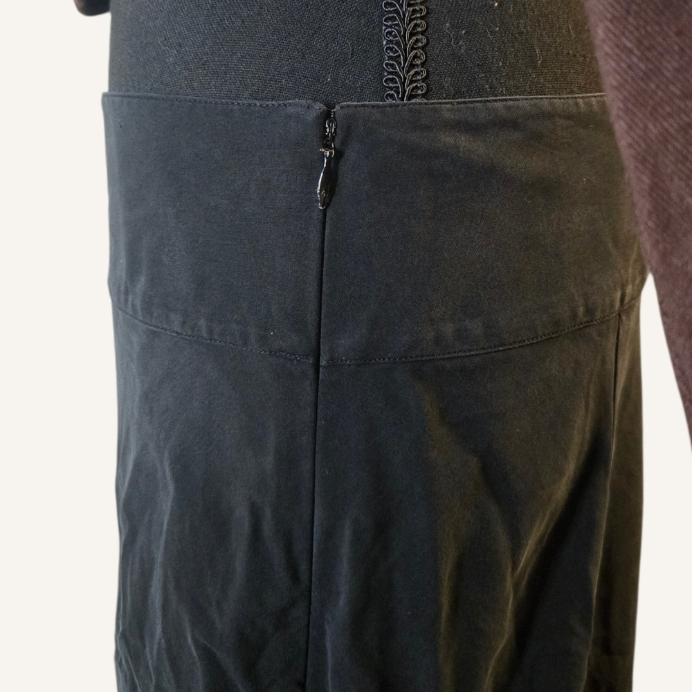 Vintage Y2k DKNY Black Midi Skirt ! - Picture 7 of 8